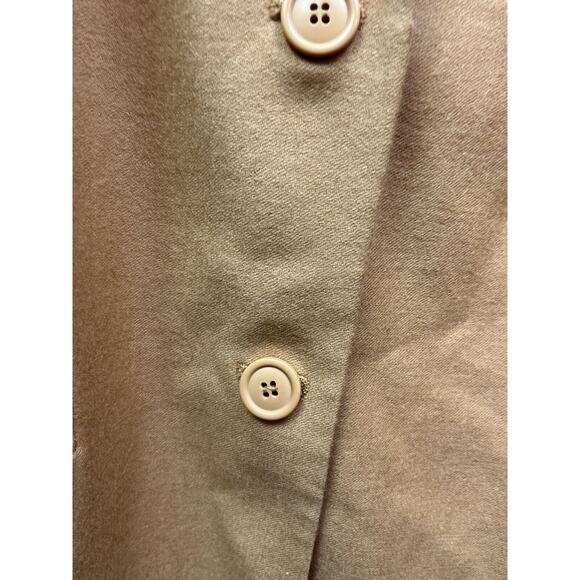 JG Hook Blazer Womens Plus size 14W tan two button wool Jacket - Picture 4 of 7